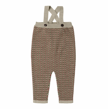 Fub Baby Oat Melange Baby Herringbone Overall  (6525 AW)