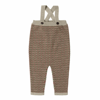 Fub Baby Oat Melange Baby Herringbone Overall  (6525 AW)