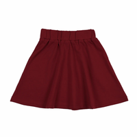 Bonjoy Letter Patch Skirt - Red