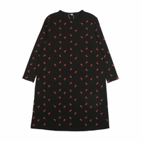 Bonjoy Scattered Fruit Nightgown- Navy/Cherry