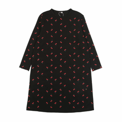 Bonjoy Scattered Fruit Nightgown- Navy/Cherry