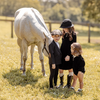 Bopop Velvet Shabbos Collection Black Romper