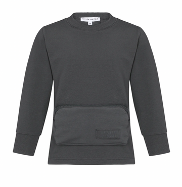 Little Parni Grey Boys Pocket Sweatshirt (K587)