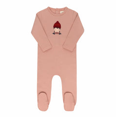 Ely's & Co. Pink Footie French Terry Autumn Kids Collection