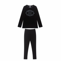 Ba & Na Boys Black With Blue Embroidery