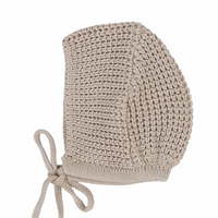 Lilette By Lil Legs Chunky Knit Bonnet Oat