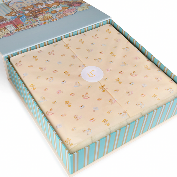 Lil Teddy The Lil Teddy's Pawfect Brew Sugary Pink Plush Blanket