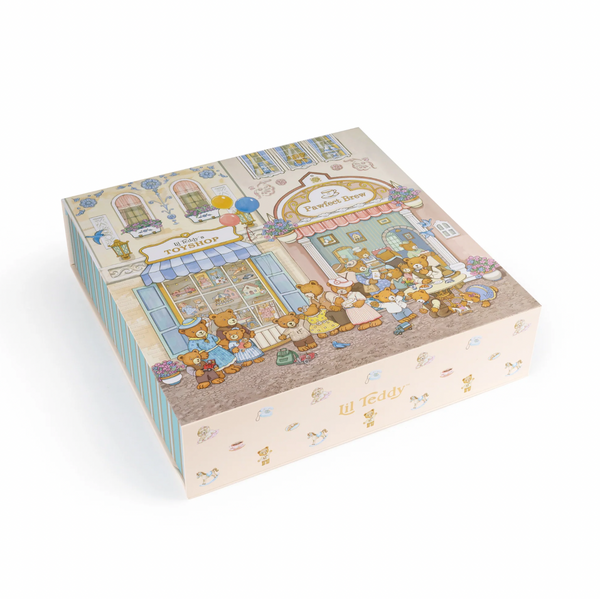 Lil Teddy Lil Teddy's Toyshop Sugary Pink Plush Blanket