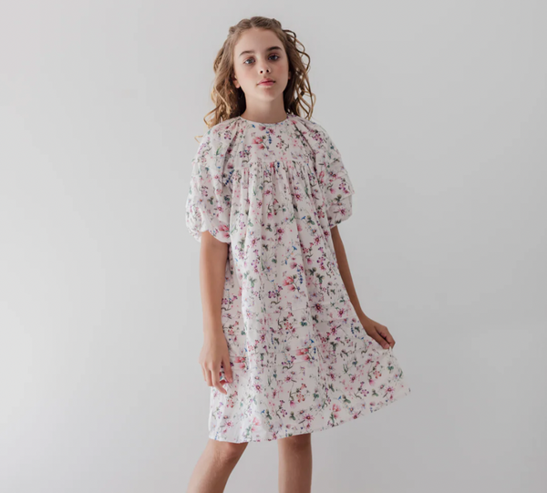 Steph Whispy Floral Print Voile Dress (needs barcodes)