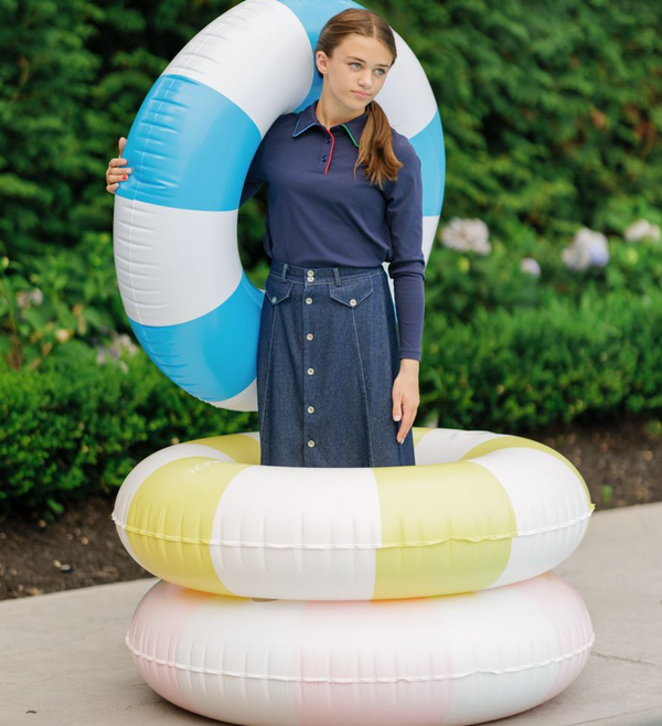 Daintti by Velvette Label Contrast Piping Polo