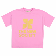 The New Society - TNS Logo T-Shirt Pink Lavander