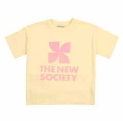The New Society - TNS Logo T-Shirt Soft Lemon