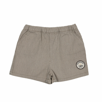 Analogie By Lil Legs Dainty Denim Boys Shorts - Natural Stripe