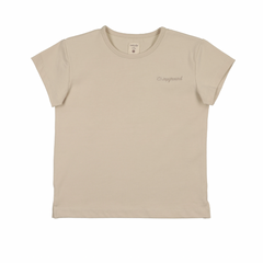 Analogie By Lil Legs Dainty Denim Tee SS - Natural