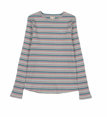 Analogie By Lil Legs Basic Stripe Tee - Pastel Multi
