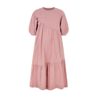 Pashmini Pink Charolotte Diagonal Ruffle Maxi