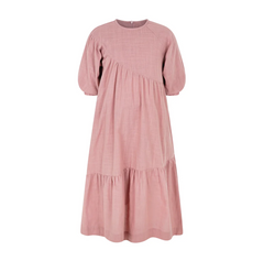 Pashmini Pink Charolotte Diagonal Ruffle Maxi