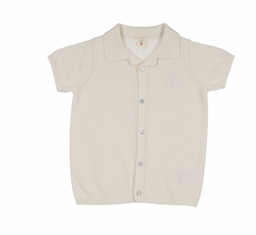 Analogie By Lil Legs Grandpa Knit Sweater - Cream