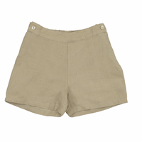 Analogie By Lil Legs Solid Shorts - Shrub Green