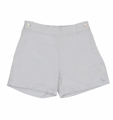 Analogie By Lil Legs Solid Shorts - Clear Blue