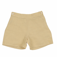 Analogie By Lil Legs Solid Shorts - Yellow