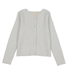 Analogie By Lil Legs Ribbed Cardigan - Clear Blue