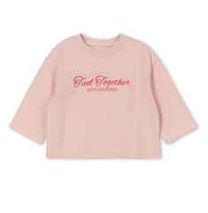 Cabana Pink Pop Up Detail Embellished Tee