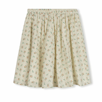One Child Floral Vince Printed Linen Skirt
