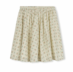 One Child Floral Vince Printed Linen Skirt