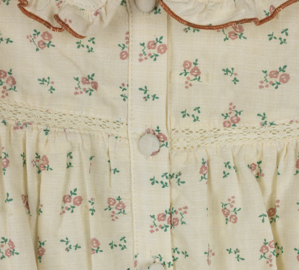 One Child Floral Vince Printed Linen Blouse