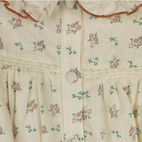 One Child Floral Vince Printed Linen Romper