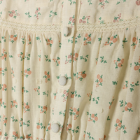 One Child Floral Vince Printed Linen Dress