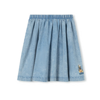 Phil and Phoebe Denim Teddy Bear Detailed Skirt