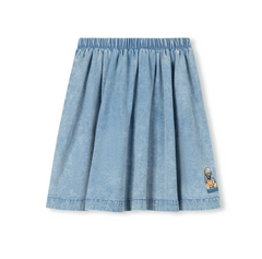 Phil and Phoebe Denim Teddy Bear Detailed Skirt
