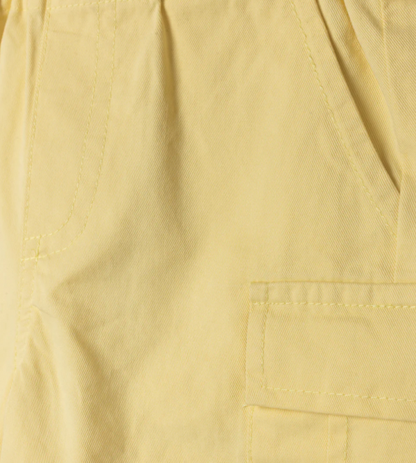 Phil and Phoebe Yellow Micro Pocket Denim Shorts