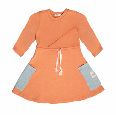 Tiny Too Orange Dress Long Sleeve