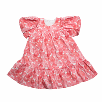Tiny Too Abstract Flower Dress Pink