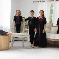 Miss Mini Pintuck Maxi Shabbos Set Girl
