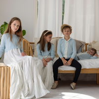 Miss Mini Pointelle Knit Shabbos Maxi Teen