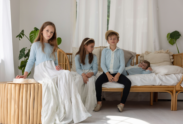 Miss Mini Pointelle Knit Shabbos Maxi Teen