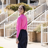 Poet Pink Drawstring Tee