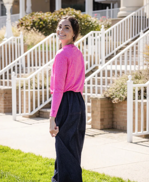 Poet Pink Drawstring Tee