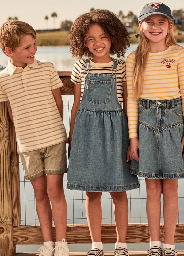 Little Parni Blue Denim Jumper (K608)