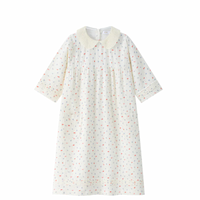 Coco Blanc Cherry Guaze Cherry Guaze Dress (3/4 sleeves)