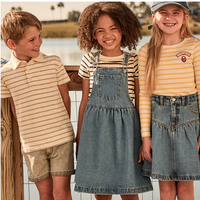 Little Parni Blue Denim Short Skirt (K606)