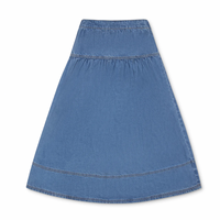 Little Parni Blue Denim Denim Maxi Skirt (K607)
