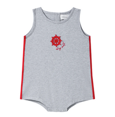 Limonana Coastal Grey Boys Romper