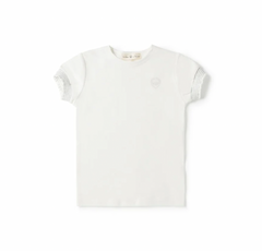 Birnham On The Sea Smocked Tee White/Blue
