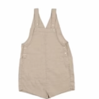 Analogie By Lil Legs Sunny Blossoms Overalls - Wheat