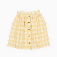 Buho Sun Gingham Skirt- Runs Short